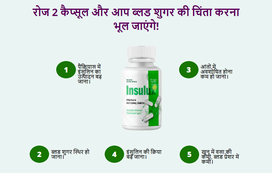 Insulux Capsules uses in hindi
