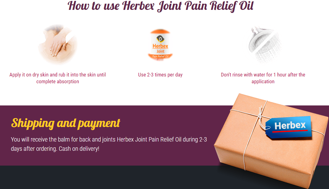 How to use Herbex Joint Pain Relief Oil